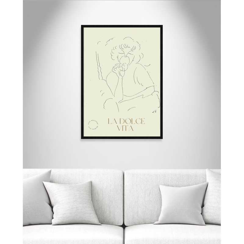 «La Dolce Vita» par Permild & Rosengreen x Léon Spilliaert, H 35,5 po x l 25,5 po x P 0,75 po