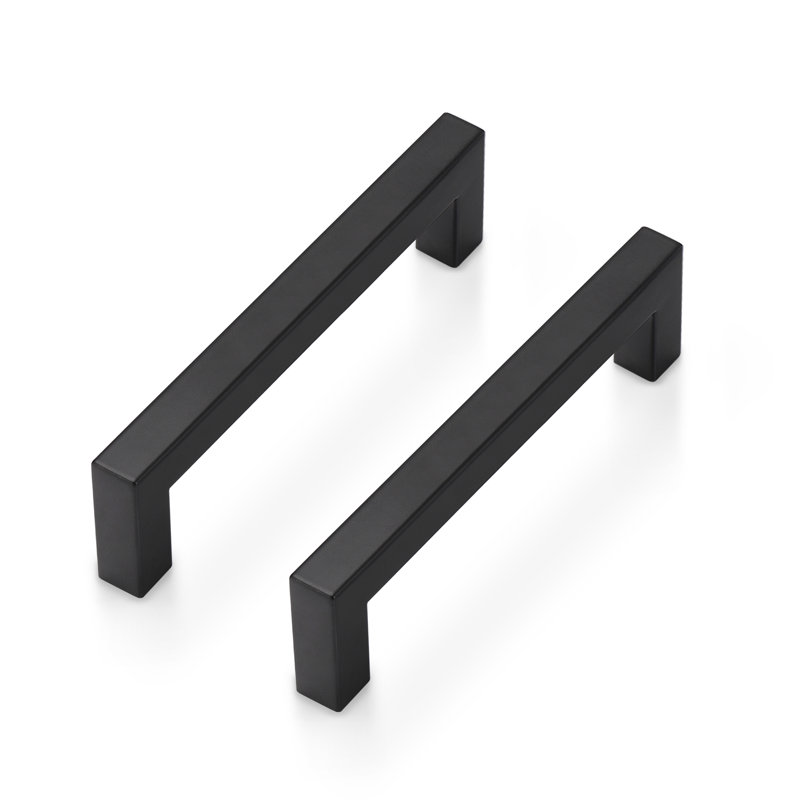 Probrico Center to Center Multipack Bar Pull, Black, 5 1/16"