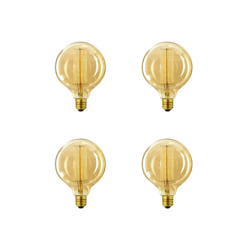 Ampoule incandescente à intensité variable de 40 watts G125, transparente (2 700 K), E26