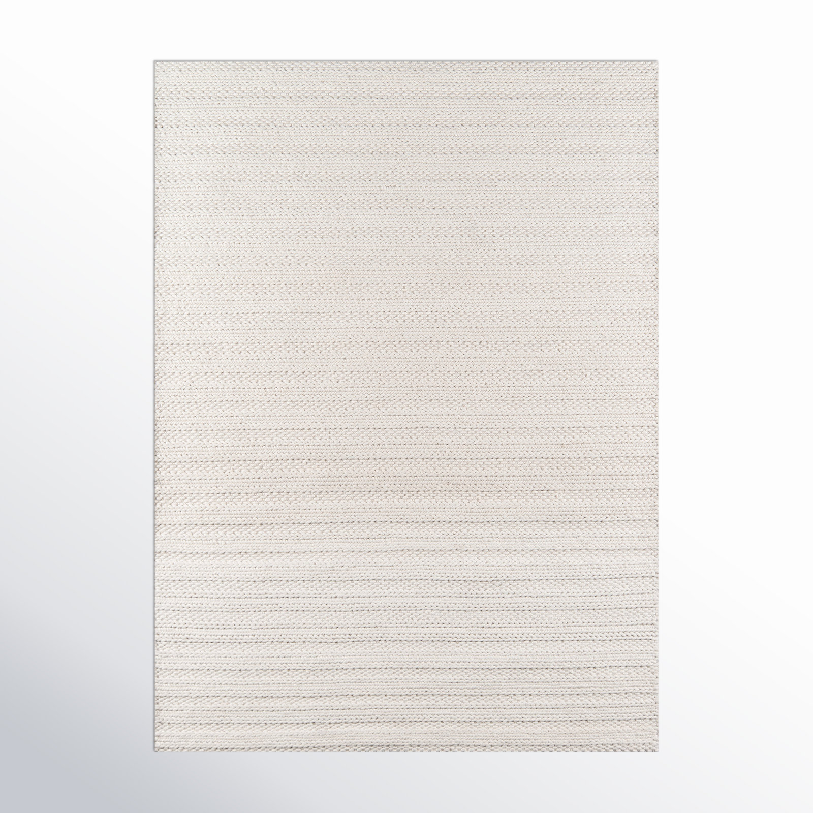 Kells Ivory Hand-Woven Geometric Jute Rug, Rectangle 8'9" x 11'9"