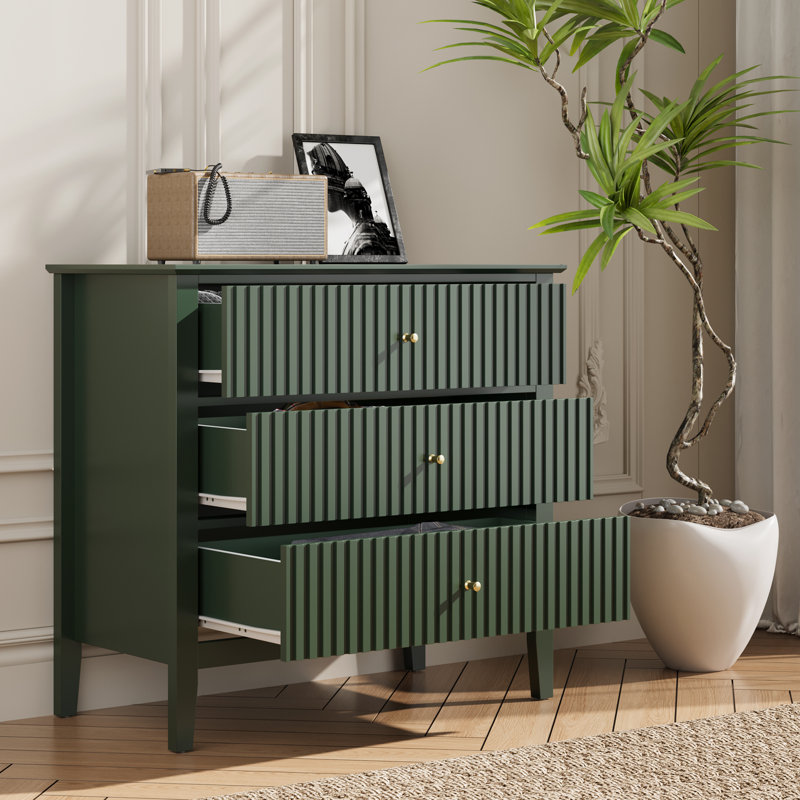Amberrae Large 3 Drawer Dresser,Set of 2