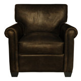 Bordeaux Leather Chair And A Half