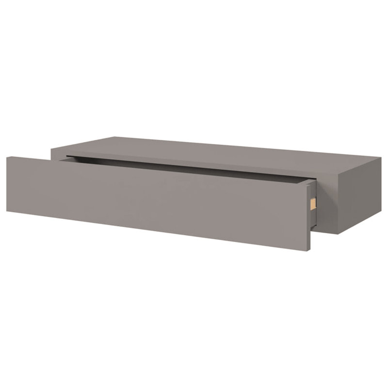 Jahray 2 Piece, 10 cm H x 60 cm W x 23.5 cm D, Grey