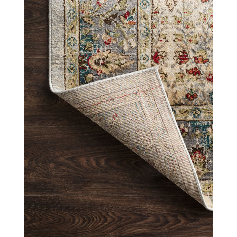 Jeterson Floral Indoor Rug, Rectangle 5' x 7'3"