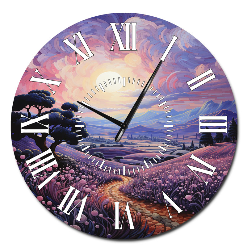 Horloge murale Vangogh, Surdimensionné