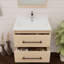 Meuble-lavabo mural 24 po avec lavabo en acrylique renforcé Victoria-97880847