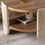 Table basse en bois sculpté, table de bout rétro avec rangement double couche, petite table d'appoint pour le salon, table de chevet de style palais pour les petits espaces