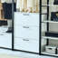 Armoire à cadre en métal - options de rangement en profondeur, et, chaleur de l'eau, protection contre les égratignures, panneau d'entrée blanc E0, capacité supplémentaire,