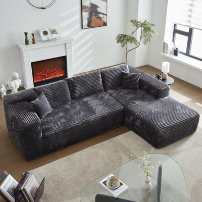 Canapé modulaire rembourré 2 pièces Kailayah