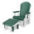 Capitonnage vert / blanc