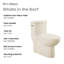 Toilette allongée monobloc à poignée gauche Sublime 1,28 gpf-113607277-113607272