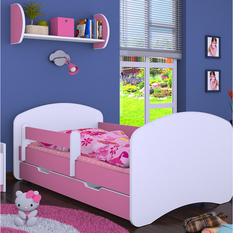 Manzano Cabin Bed with Storage Included, Pink