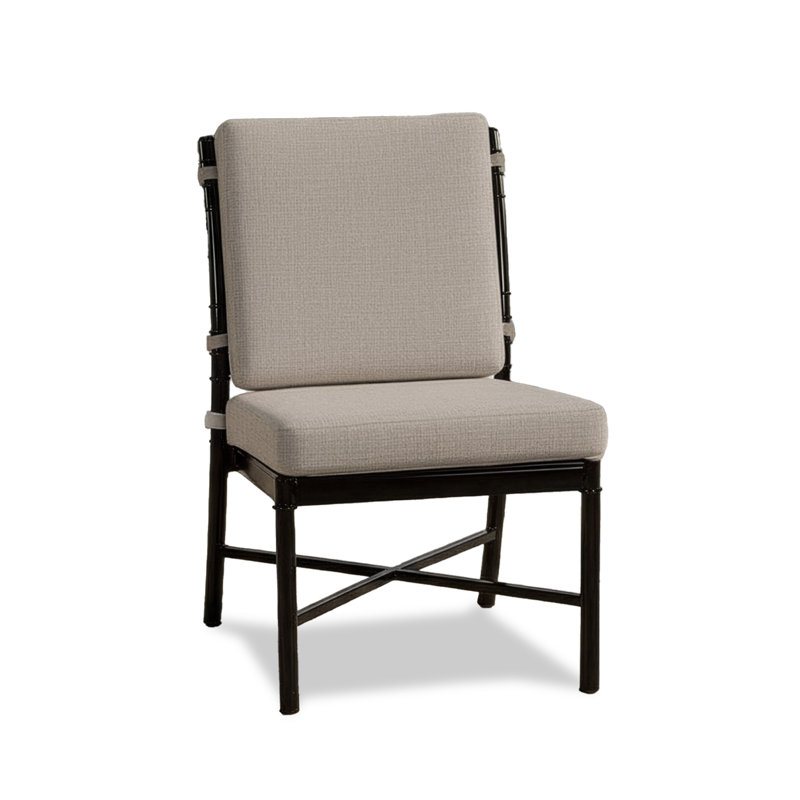 Lancaster Outdoor Dining Side Chair, Cast Ash
