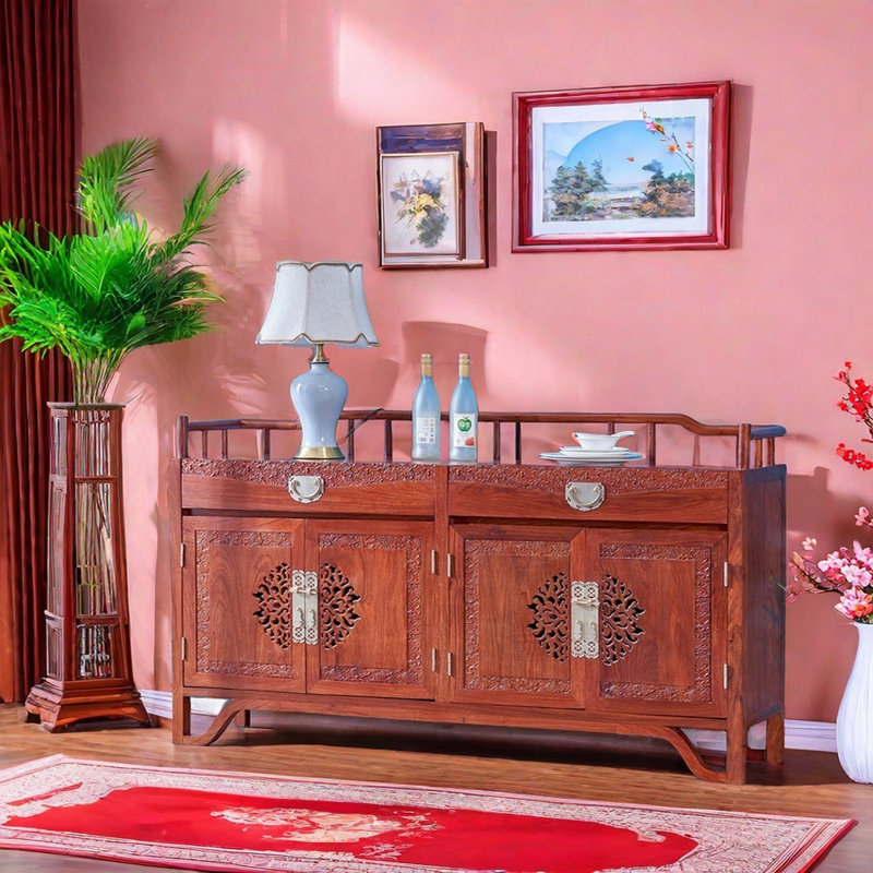 Buffet chinois en bois massif