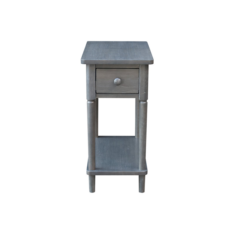 Table de bout Deboria, Gris chiné antique délavé