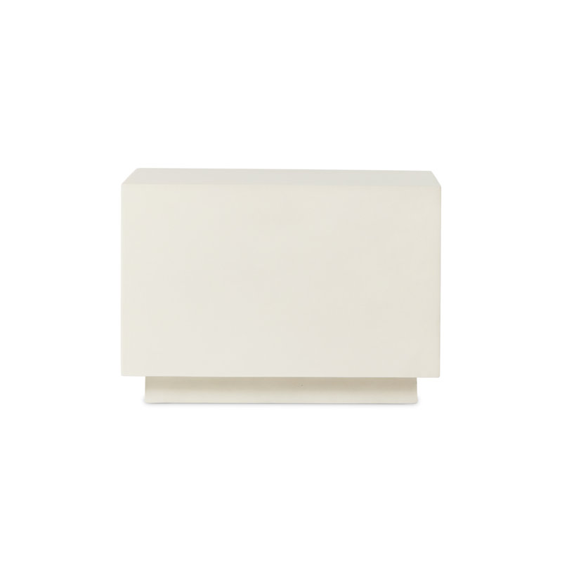 Parish Concrete Cube-White Concrete