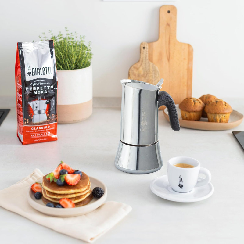 Stainless Steel 10-Cup Stovetop Espresso Maker