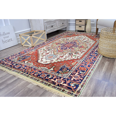 Royal Heriz Transitional Ivory Coast Area Rug