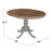 Ingbert Extendable Solid Wood Pedestal Dining Table-584627853