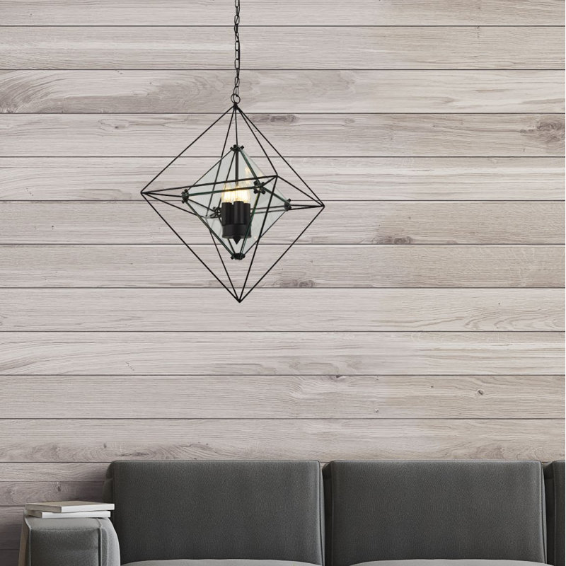 Breunig 3-Light Geometric Chandelier