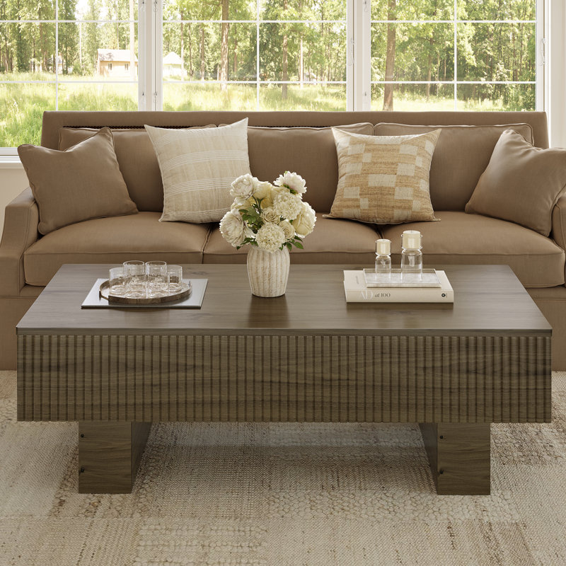 Table basse 47,2 po, Gris