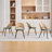 Faux Leather Rattan Back Dining Chairs-2042356577