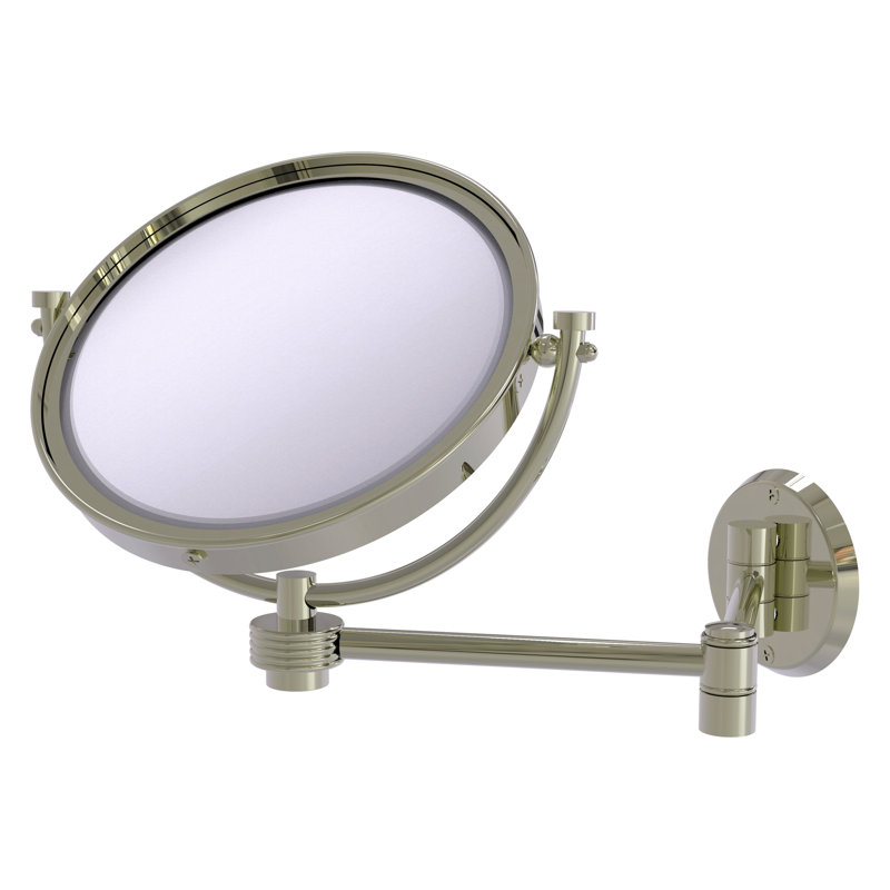 Metal Wall Mirror, Polished Nickel