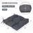 19" x 19" x 5" Tufted Outdoor Chair Cushions-384136566