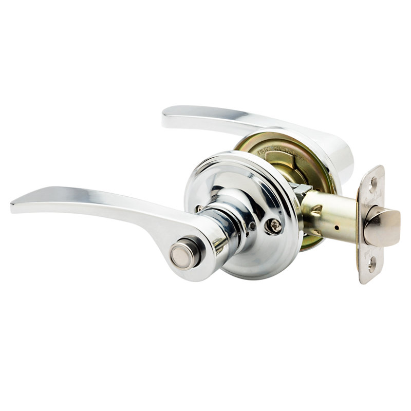 Levier de porte de style scandinave Residential, Inox poli
