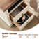 Farideh Rustic Nightstand with Charging Station, Side Bed Table with 2 Drawers & Open Shelf