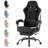 Computer Gaming Chair - High Back Ergonomic Desk Chair With Footrest And Lumbar Support, Height Adjustable Task Chair With Linkage Armrests And Headrest, 360° Swivel Wheels-1281338502