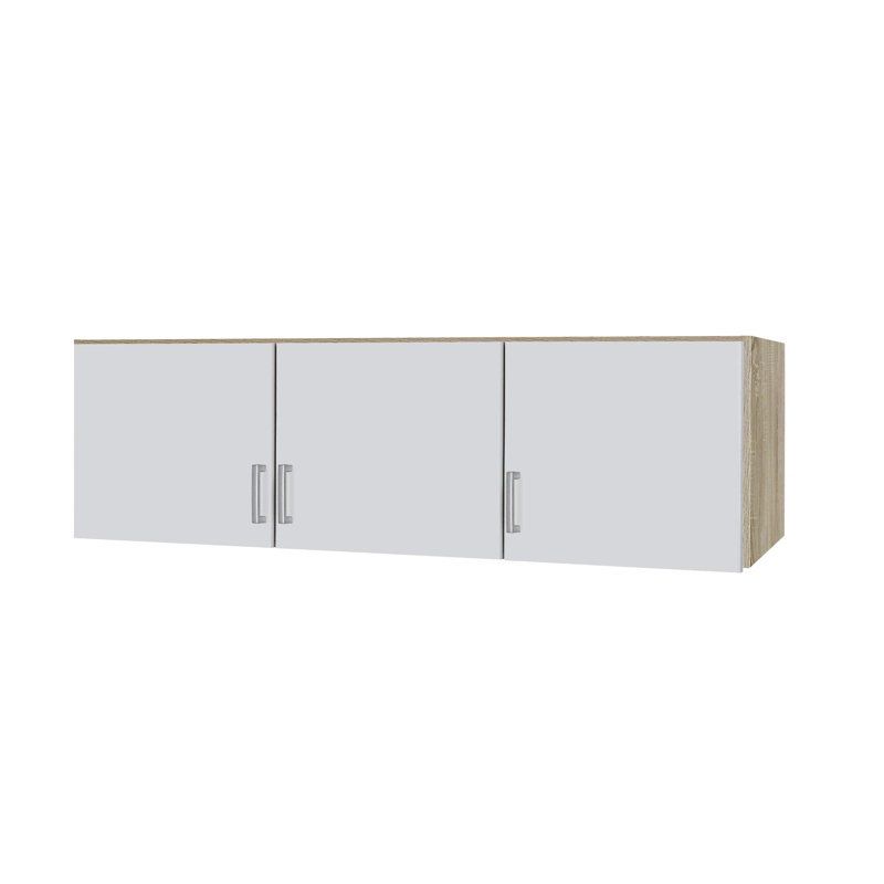 Aromas 136cm Wide Wardrobe Attachment, Sonoma Oak/Alpine White