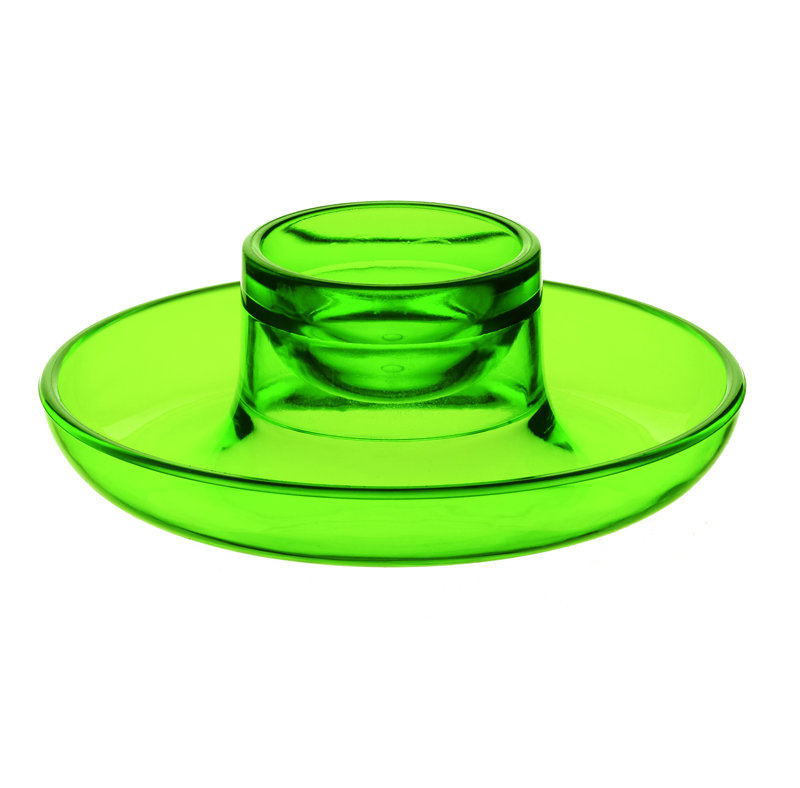 Guzzini Happy Hour Plastic Chips And Dip Platter, Green