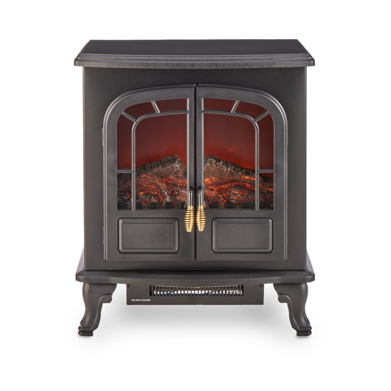 Auyeung Rosalind Wheeler 51cm W Black Electric Stove with 20 BTU