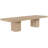 Gascon 112" - 160" Solid Wood And Oak Veneer Dining Table-334255955
