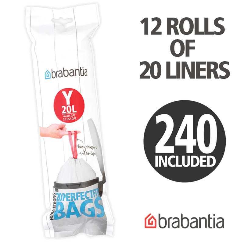 3L Bin Liners (20 Pack)