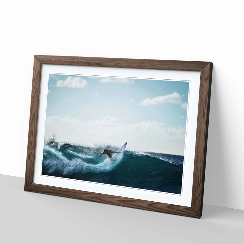 Single Picture Frame Print, Walnut