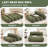 Boneless Modern Corduroy Compressed Adjustable Floor Sofa No Assembly Required-1587685977
