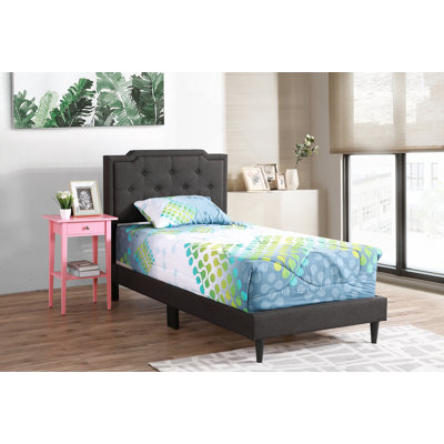 modern bed Frame with headboard for bedroom