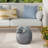 Round Outdoor Side Table , 14.6 " W 14.6 " D-1566345556