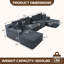 Canapé modulaire Boneless 127 po Cloud Couch-775692481