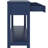 Rectangular Console Table With 1 Shelf And 3 Storage Drawers, Painted Entrance Table, Sofa Side Table With Iron Handles-2110243253