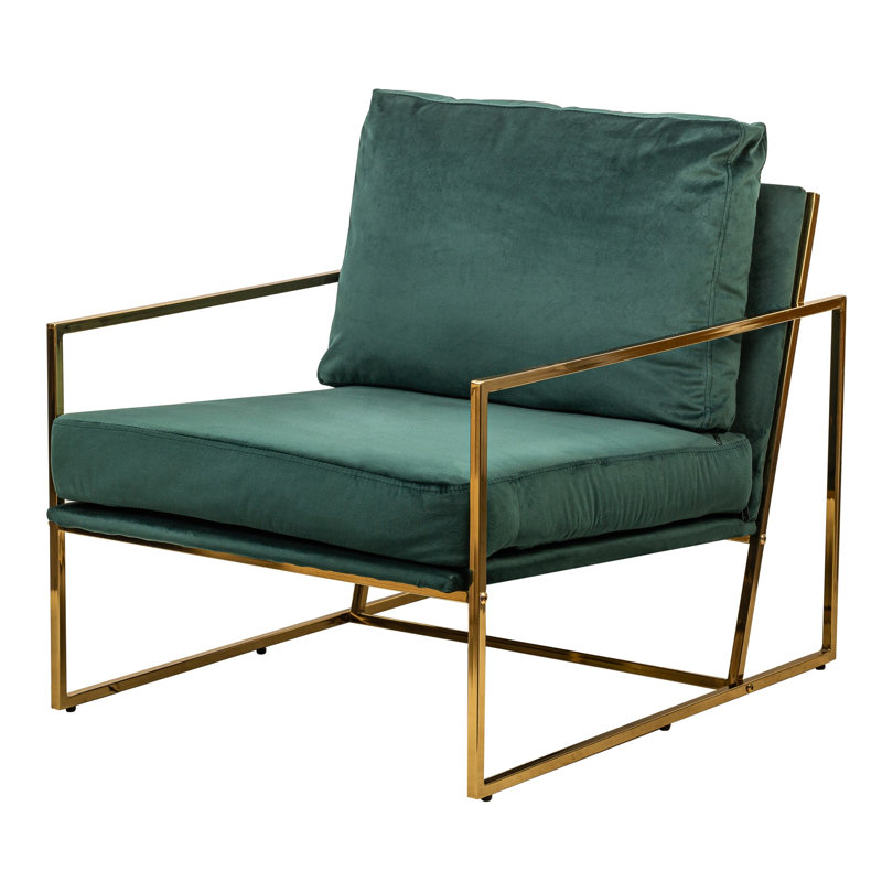 Méridienne Velda, Velours vert