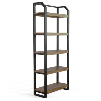 Étagère à livres en métal H 712 po x l 32 po Dendall