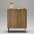 Modern 5-Tier 20 Pair Shoe Storage Cabinet With Adjustable Shelves - Textured Fluted Design, Moisture-Resistant For Entryway & Bathroom-1547952105