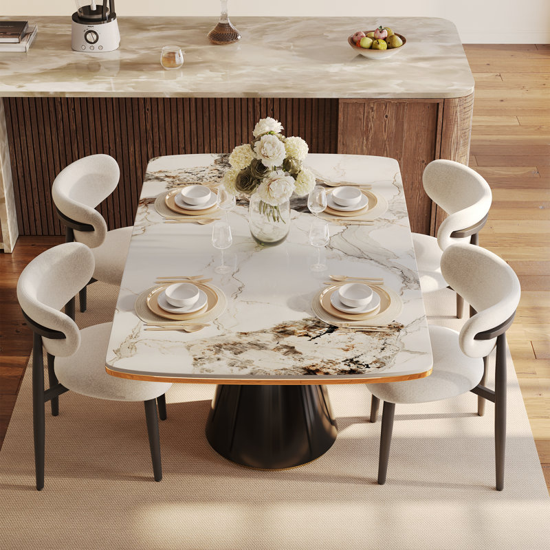 Upholstered Metal Frame Dining Chair (Set of 2) - Light Gray Side Chair, Gray