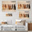 «Orange African Somali Nomadic Tales II» - Tribal africain sur bois-1245731765