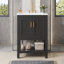 Meuble-lavabo moderne 24 po avec lavabo simple-1411210823