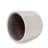 Stylish Planter In Ceramic, Milk White Color, 16.28" Dimensions, All - Weather Use, Drainage For Flowering Plants Ceramic Flowerpot With Modern Pattern And Glossy White, Ideal Indoor Plants, Depth,-461982849
