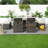Alseepa 8 - Person Wicker Patio Dining Set with Rectangular Table , Cushions Included-121159812